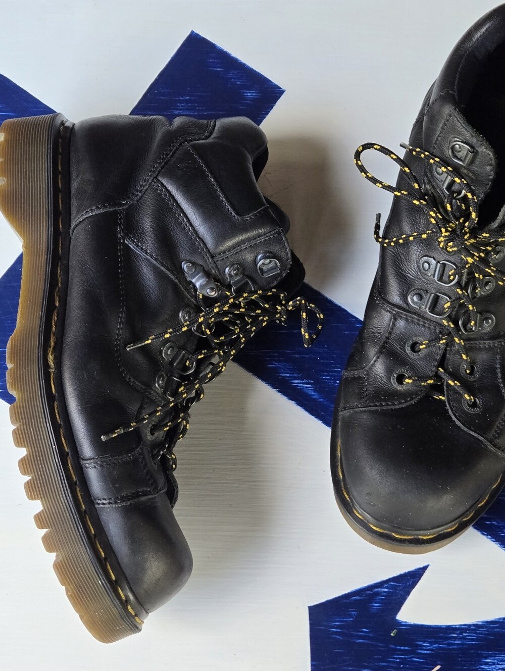 Doc Martens 8699 Black Leather Hiking Boot